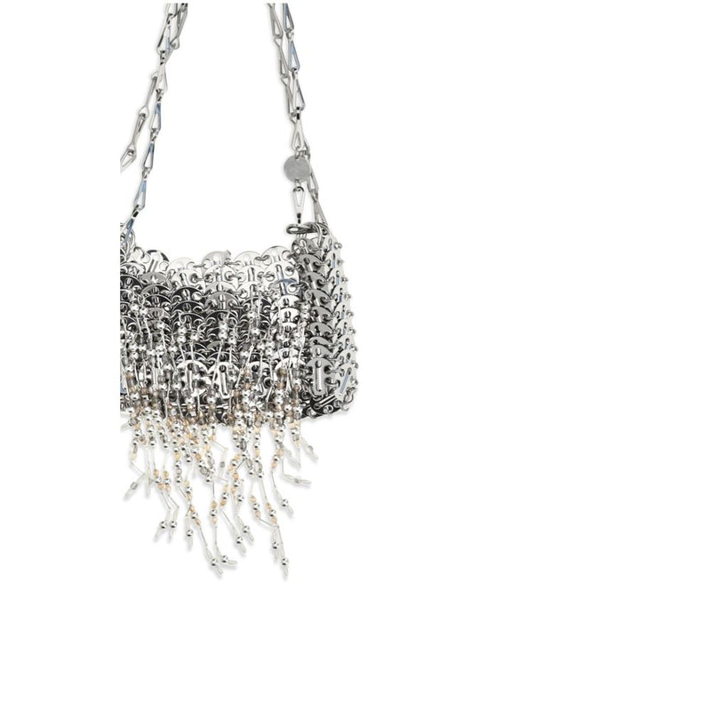 Rabanne Nano 1969 Silver Stainless Steel Shoulder Bag