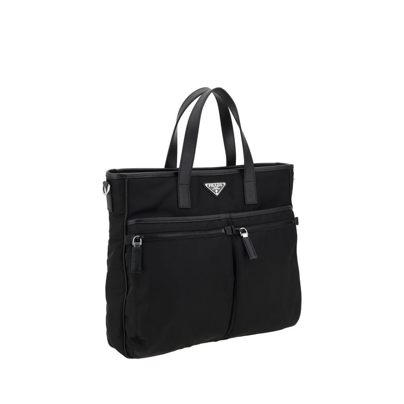 Sac bandoulière Prada en nylon noir
