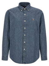 Polo Ralph Lauren Blue Cotton Blouse