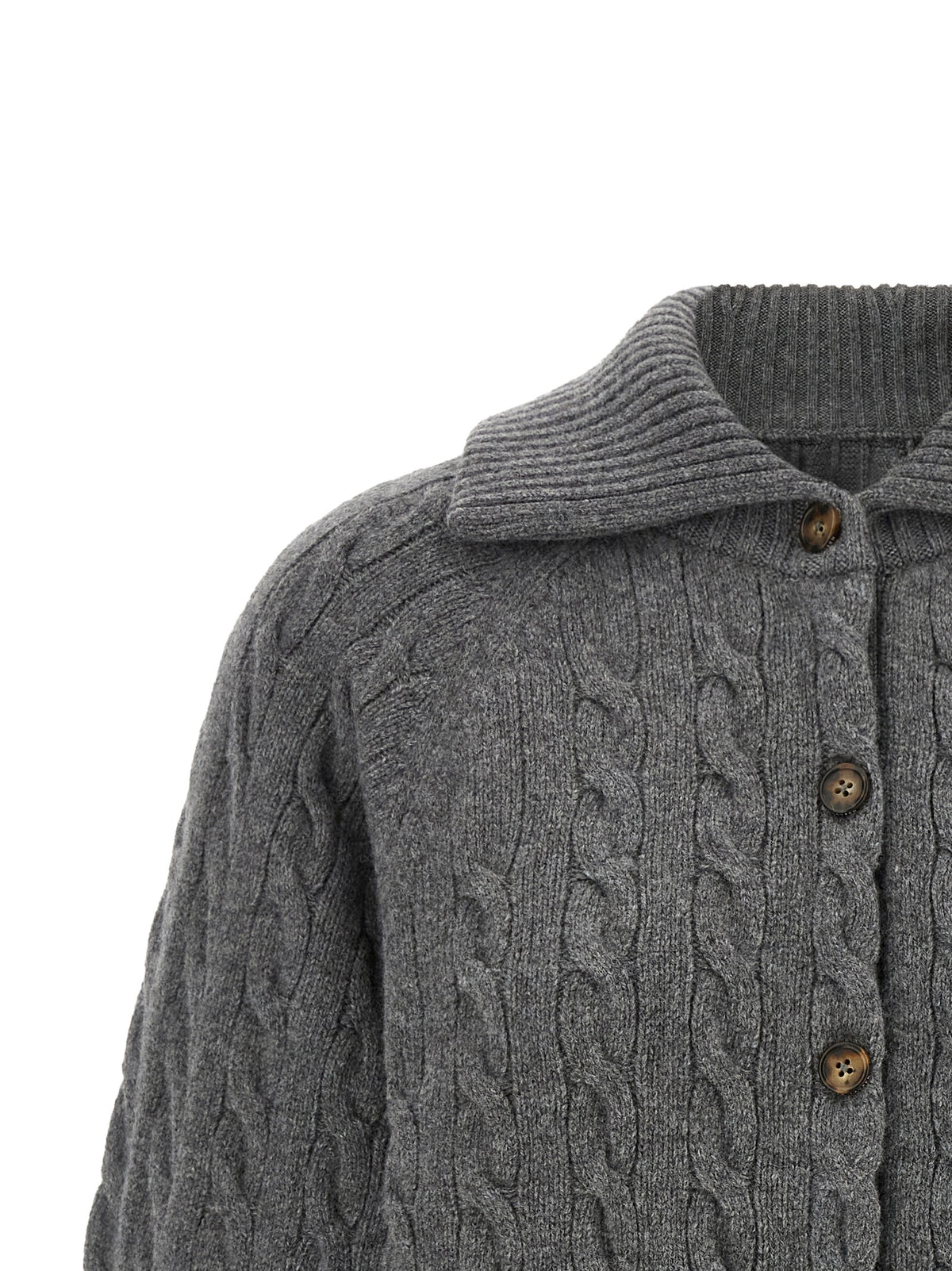 Polo Ralph Lauren Gray Wool Cardigan