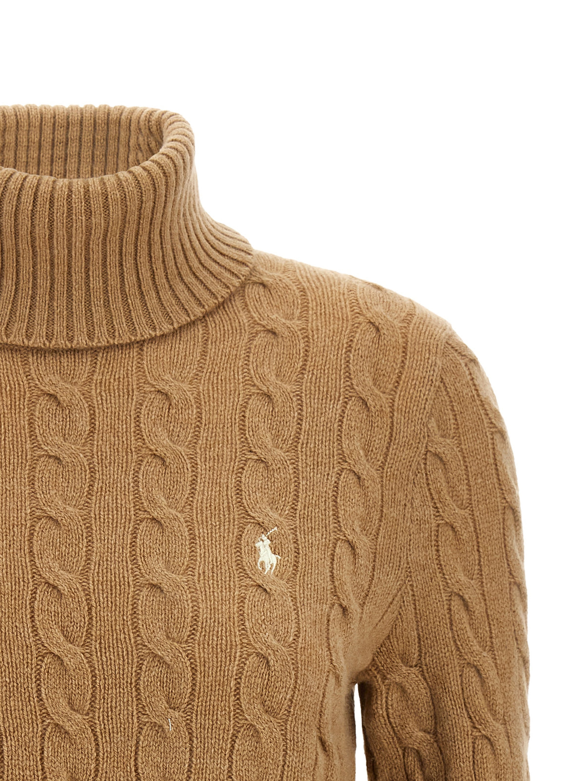 Polo Ralph Lauren Beige Wool Cardigan
