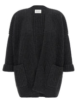 BE YOU Gray Cashmere Cardigan