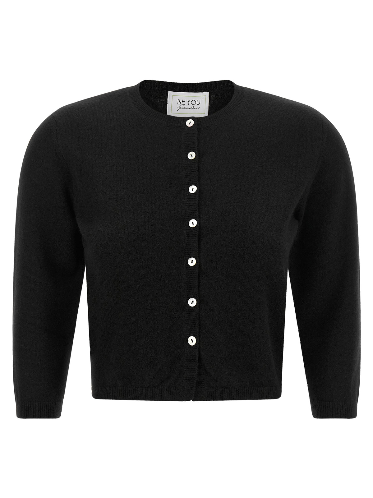 BE YOU Black Cashmere Cardigan