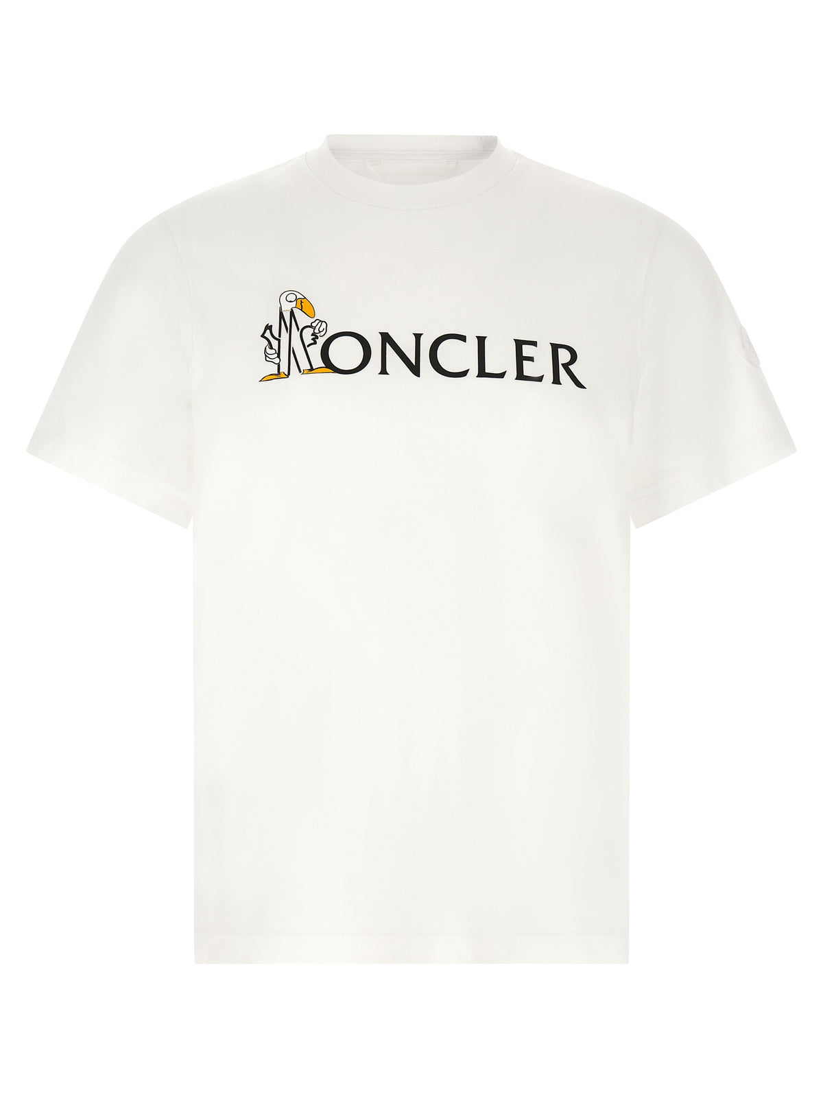 Moncler White Cotton T-Shirt