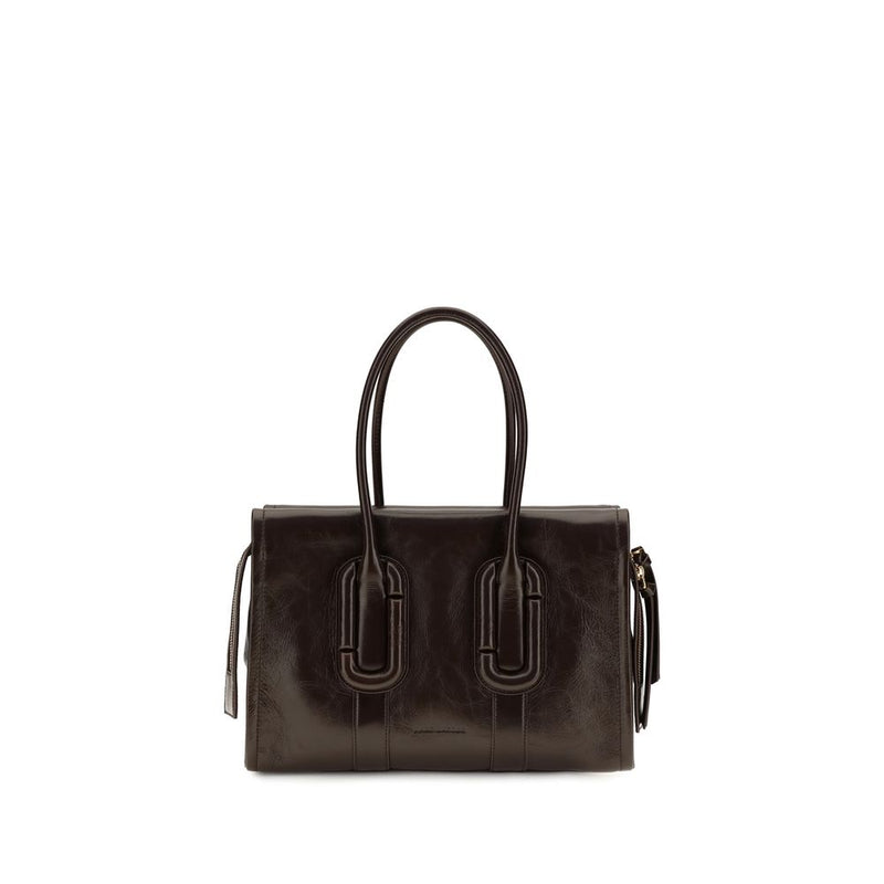 Sac à bandoulière Marc Jacobs en cuir de veau marron Bos Taurus