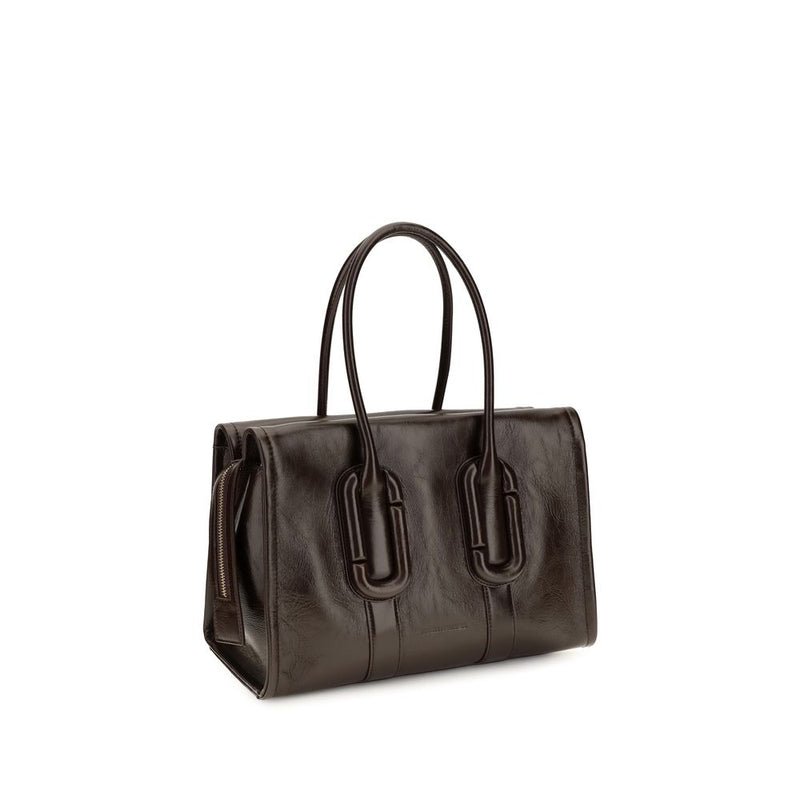 Sac à bandoulière Marc Jacobs en cuir de veau marron Bos Taurus