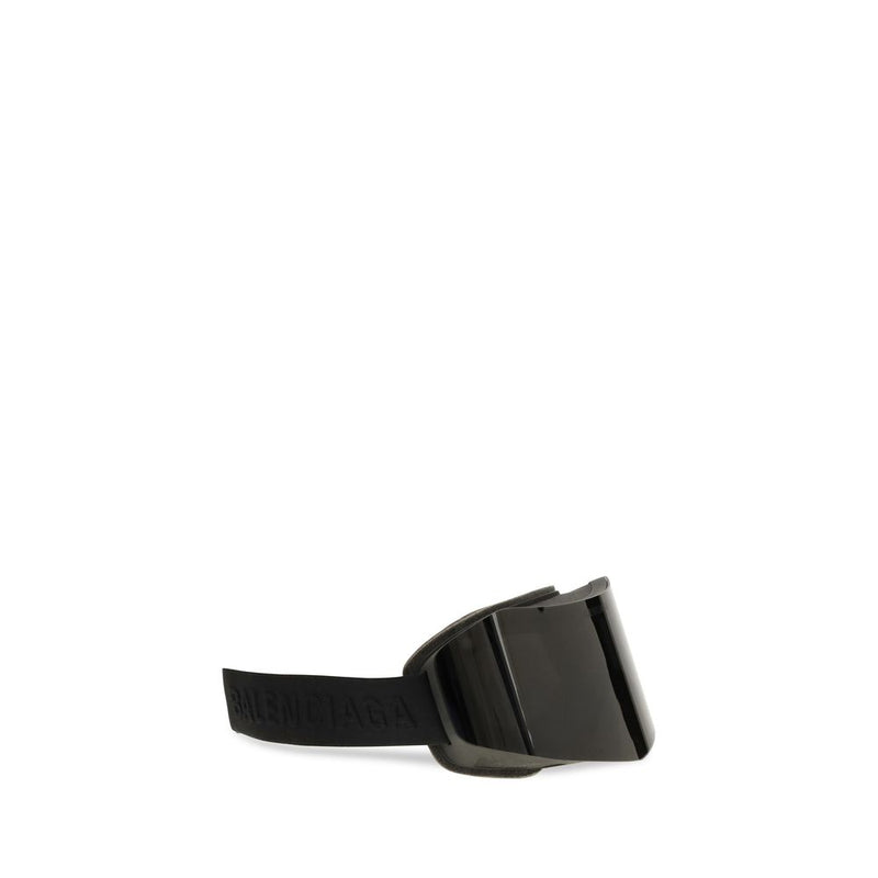 Lunettes de soleil Balenciaga noires en polyamide