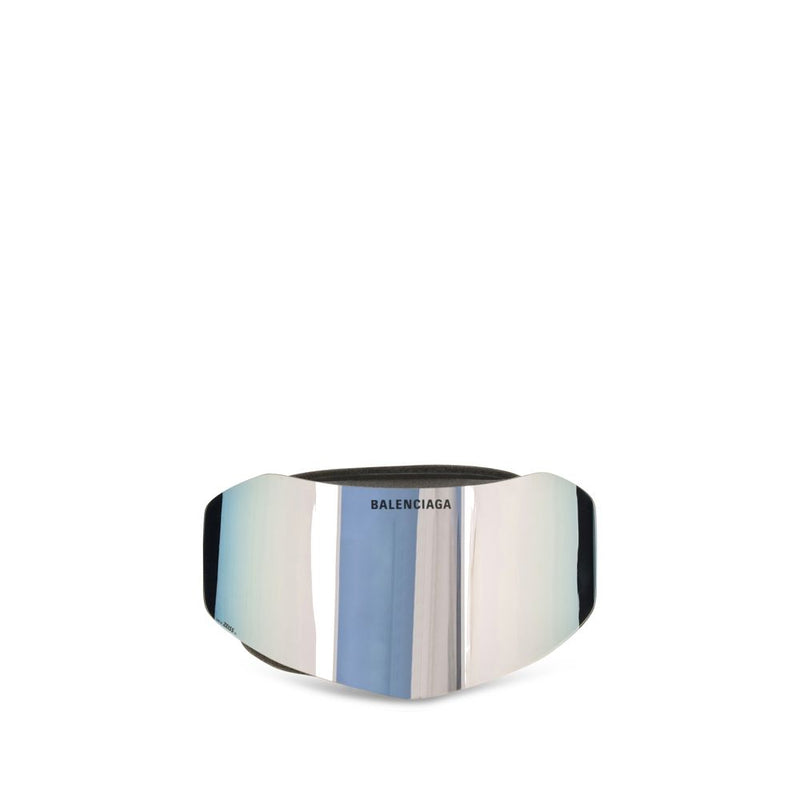 Lunettes de soleil Balenciaga en polyamide argenté