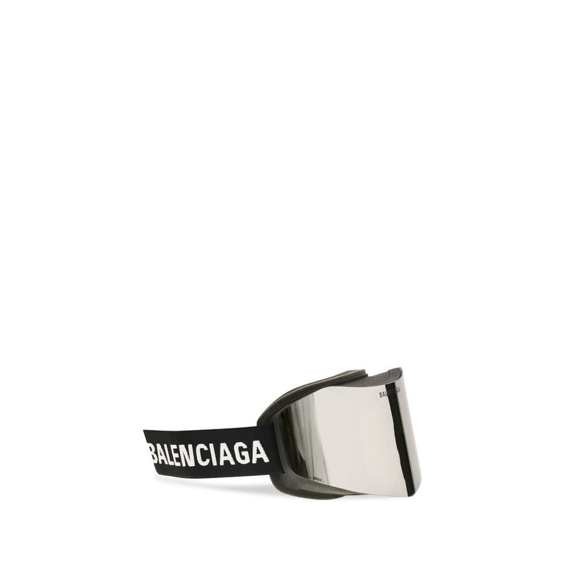 Lunettes de soleil Balenciaga en polyamide argenté