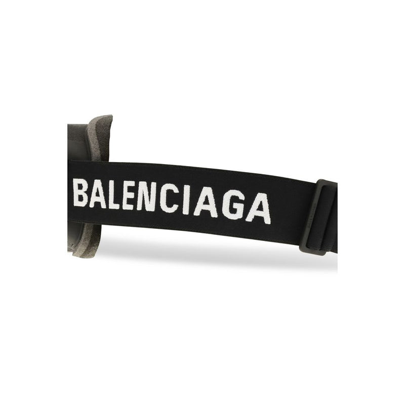 Lunettes de soleil Balenciaga en polyamide argenté