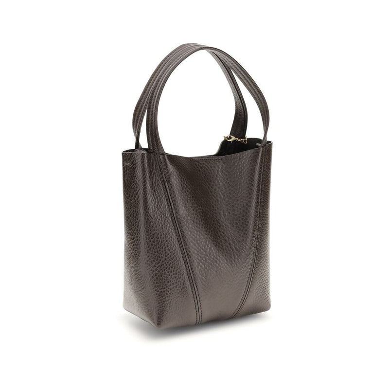 Sac porté épaule Chloé en cuir de veau marron Bos Taurus