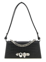 Alexander McQueen Black Calfskin Shoulder Bag