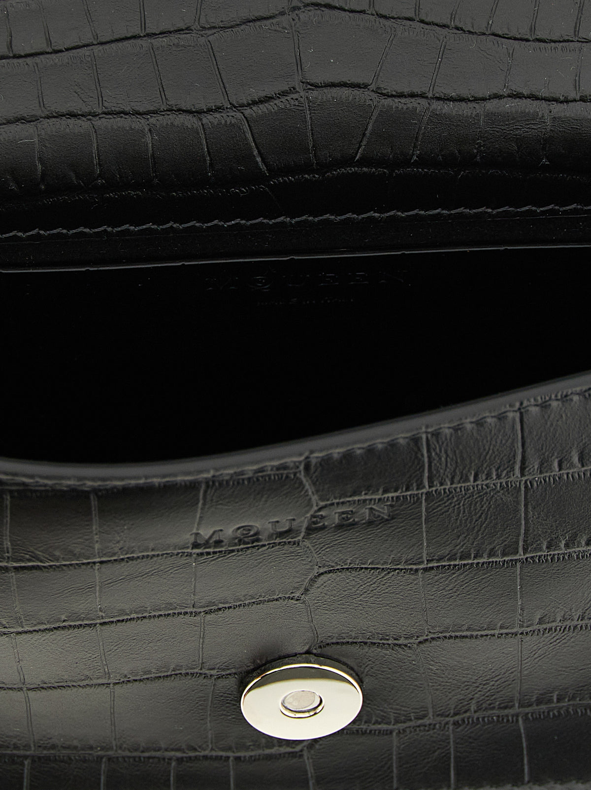 Alexander McQueen Black Calfskin Shoulder Bag