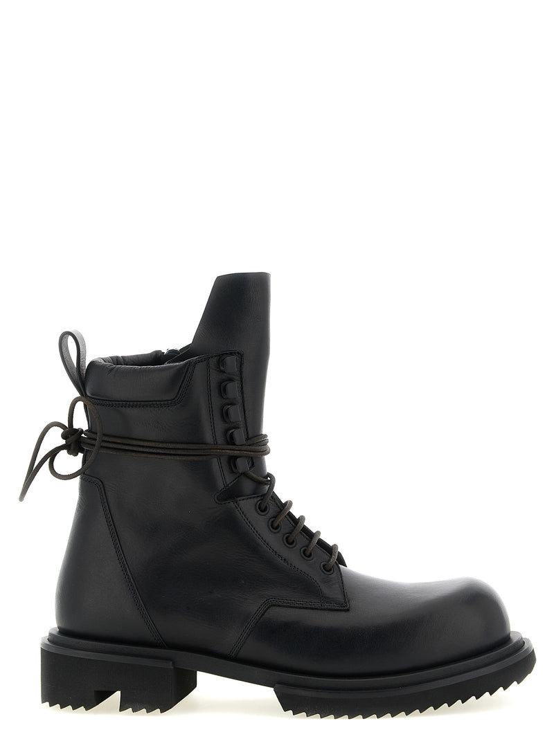 Rick Owens Black Calfskin Chelsea Boots - Low Army Gabe