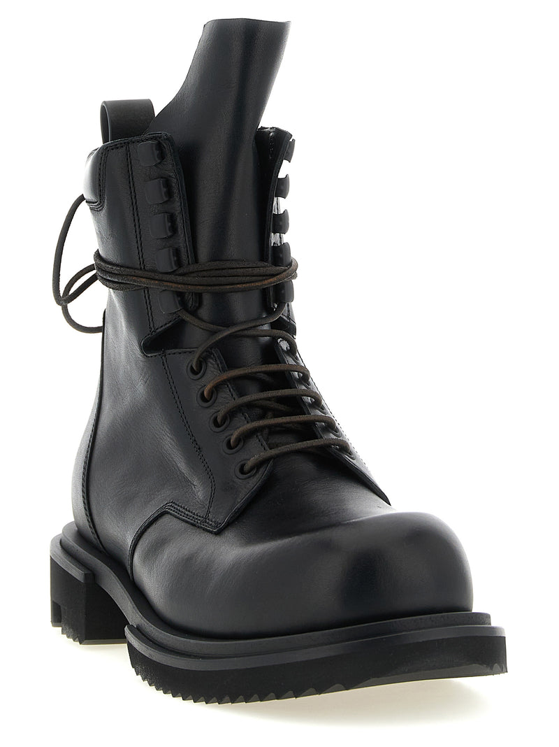 Rick Owens Black Calfskin Chelsea Boots - Low Army Gabe