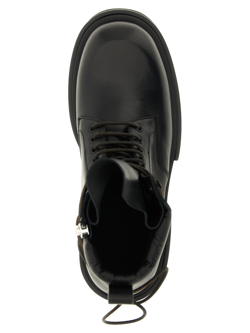 Rick Owens Black Calfskin Chelsea Boots - Low Army Gabe