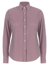 XACUS Bordeaux Polyamide Blouse