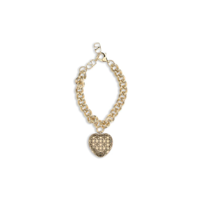 Bracelet Coeur Royal en Laiton Doré Valentino Garavani