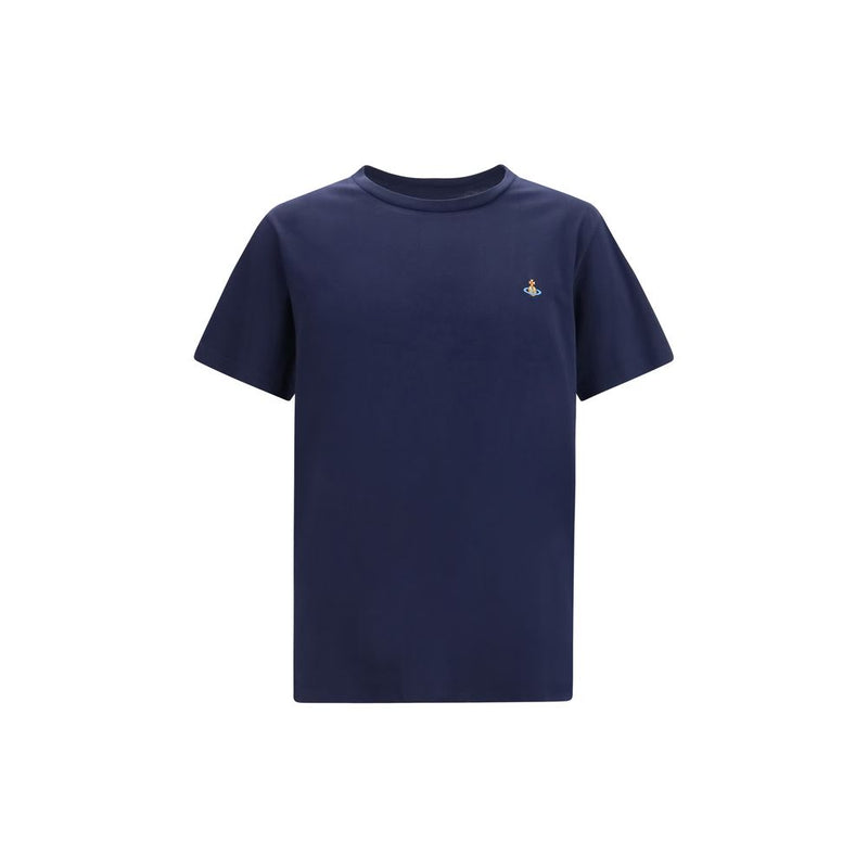 Vivienne Westwood Classic Orb Blue Cotton T-Shirt