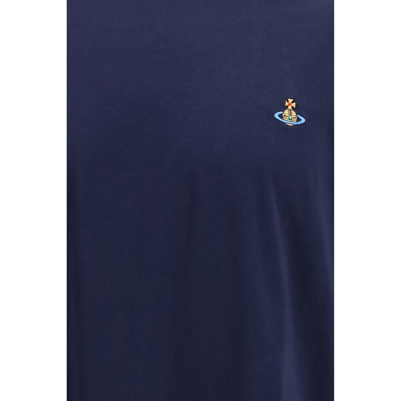 Vivienne Westwood Classic Orb Blue Cotton T-Shirt