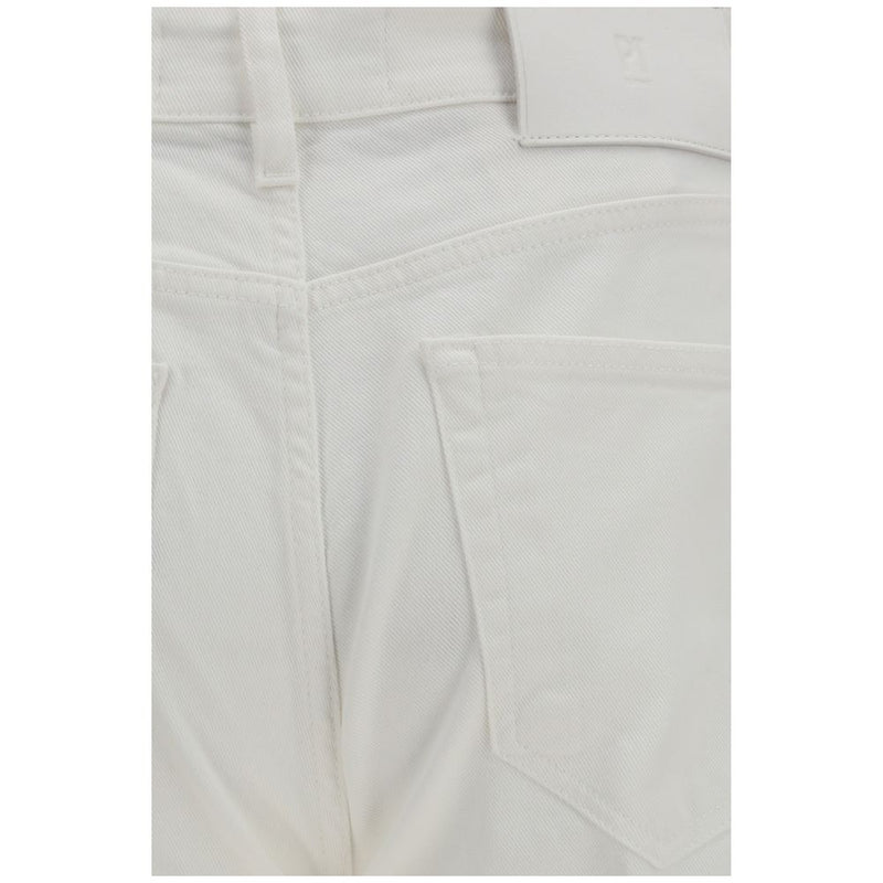 PT Torino White Cotton Slim Fit Jeans