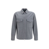 LAMINAR Gray Polyester Jacket