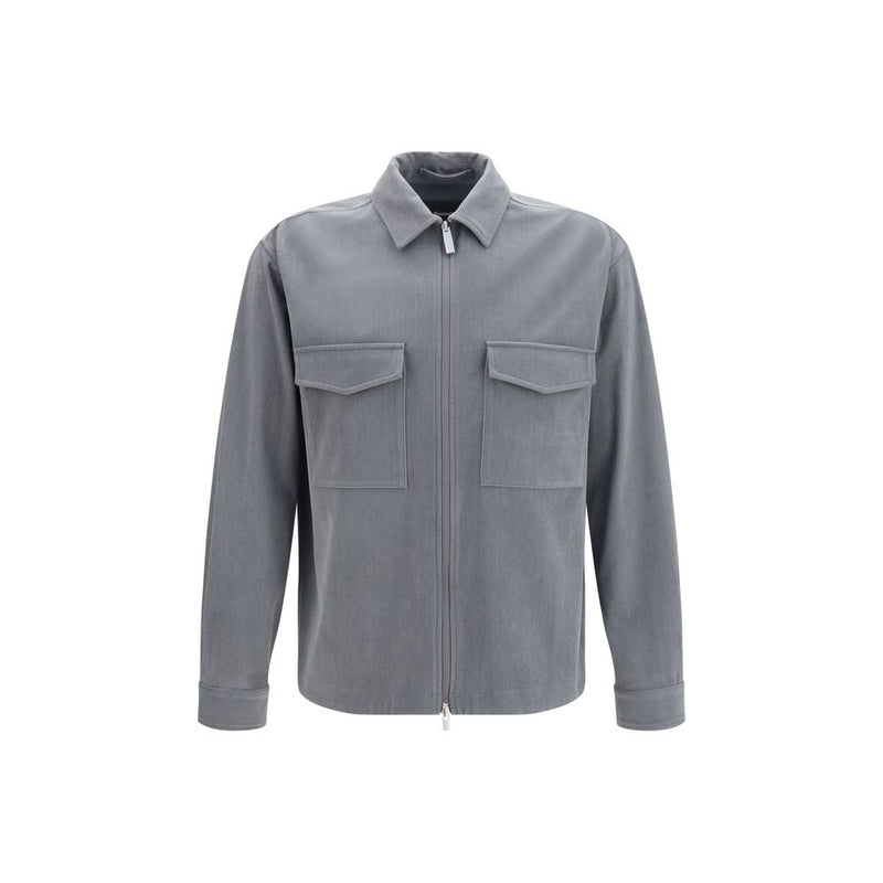 LAMINAR Gray Polyester Jacket