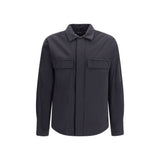 LAMINAR Black Polyamide Full-Length Jacket