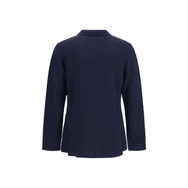 Lardini Blue Wool Oves Aries Blazer