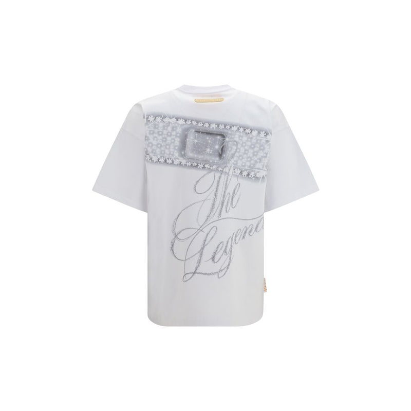 PDF Channel White Cotton T-Shirt