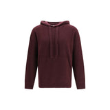 Laneus Bordeaux Cashmere Hoodie