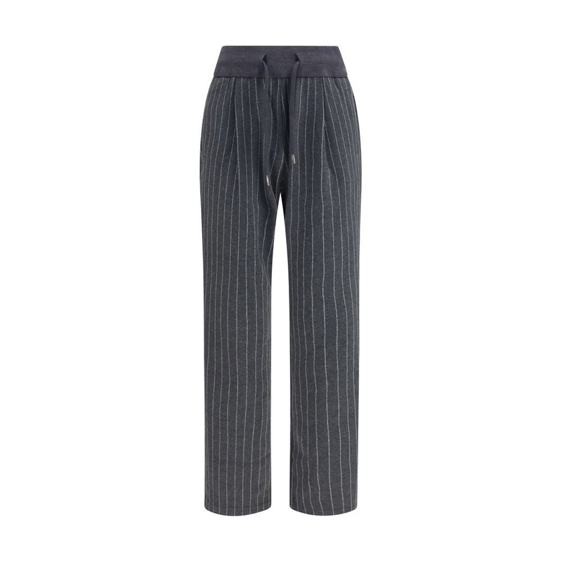 Herno Gray Cotton Casual Pants for Men