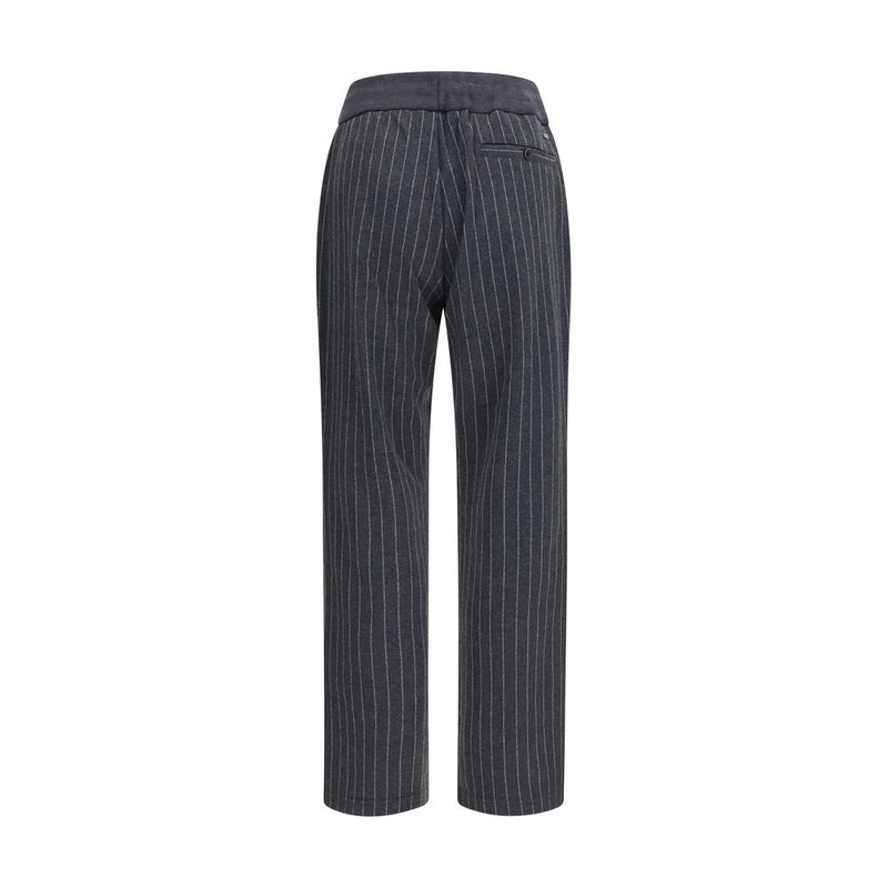 Herno Gray Cotton Casual Pants for Men