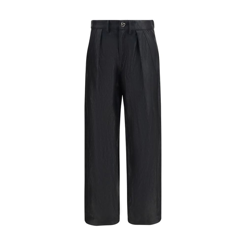 Kristina Ti Black Polyester Casual Pants