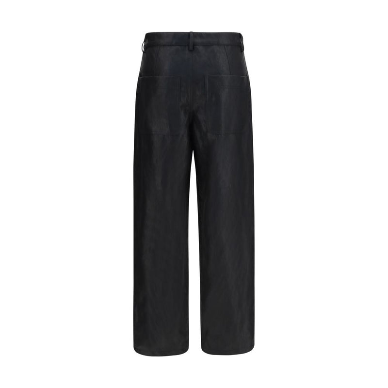 Kristina Ti Black Polyester Casual Pants