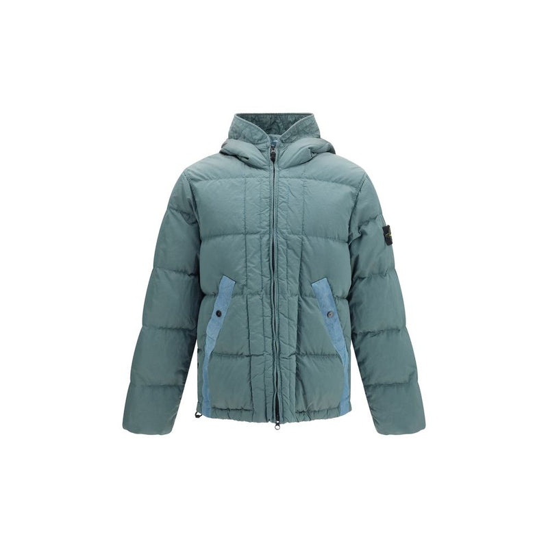 Stone Island Bicolor Polyamide Full-Length Jacket