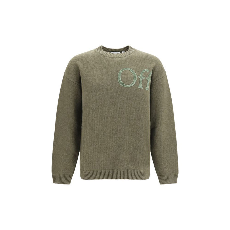 Off-White Bicolor Wool Oves Aries Sweatshirt