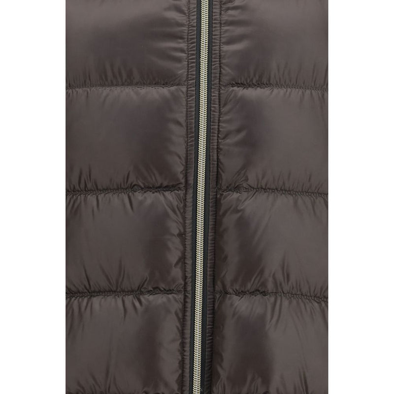 Herno Gray Polyester Full-Length Jacket