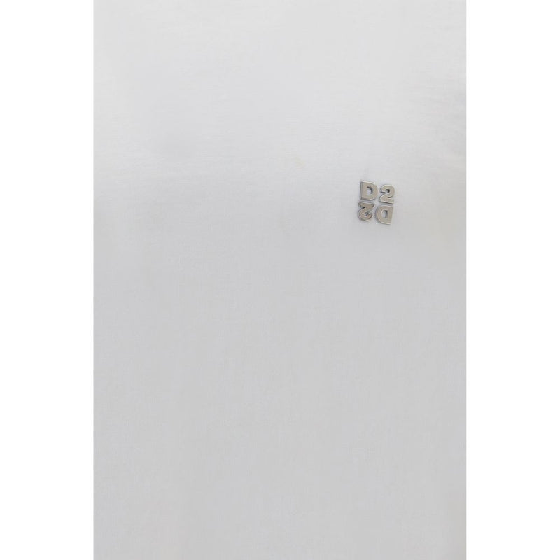 Dsquared² White Cotton T-Shirt