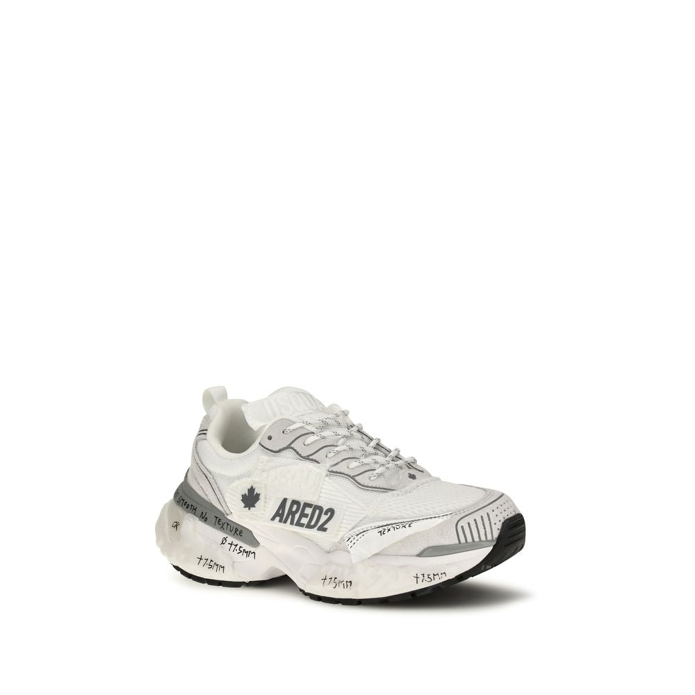 Dsquared² Faster White Athletic Sneakers for Men