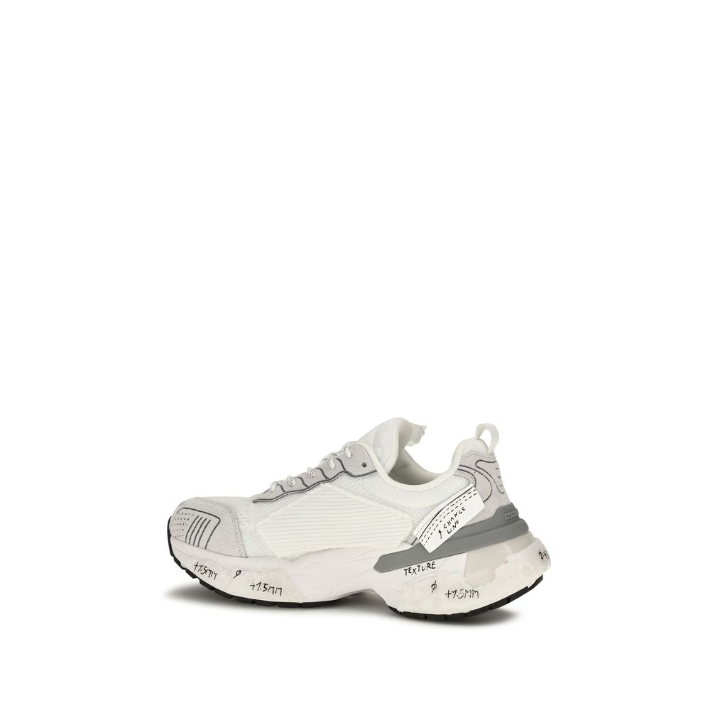 Dsquared² Faster White Athletic Sneakers for Men