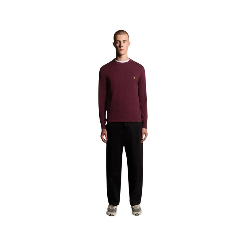 Lyle & Scott Bordeaux Cotton Sweatshirt