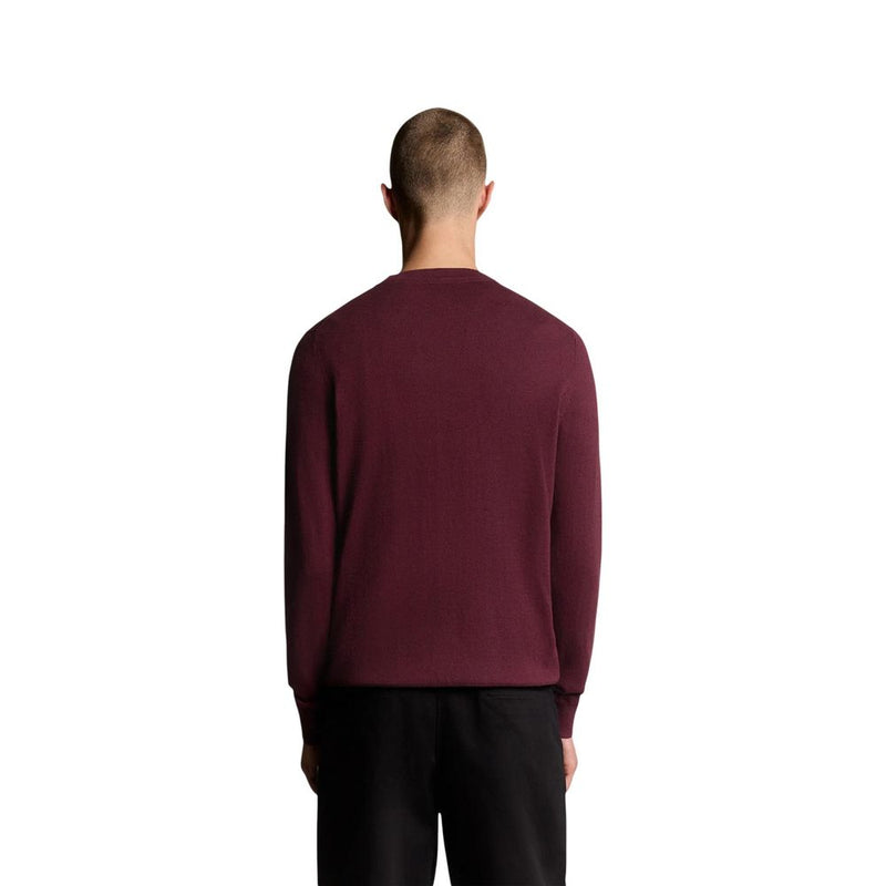 Lyle & Scott Bordeaux Cotton Sweatshirt