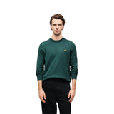 Lyle & Scott Green Cotton Sweater