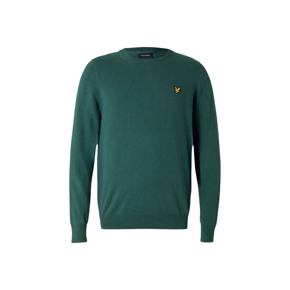 Lyle & Scott Green Cotton Sweater