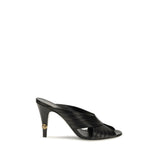 Versace Black Lamb Ovis Aries Aries Mules