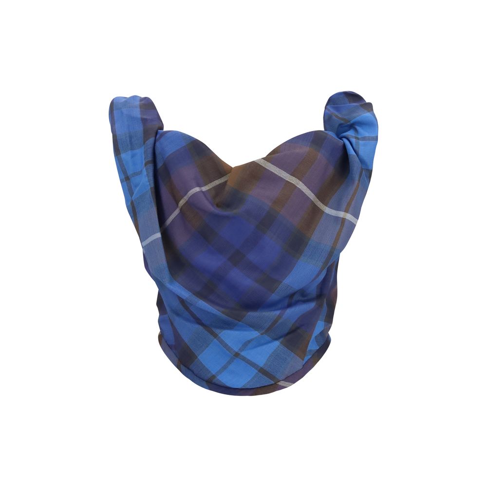 Vivienne Westwood Blue Polyester Corset - Sunday Checked Style
