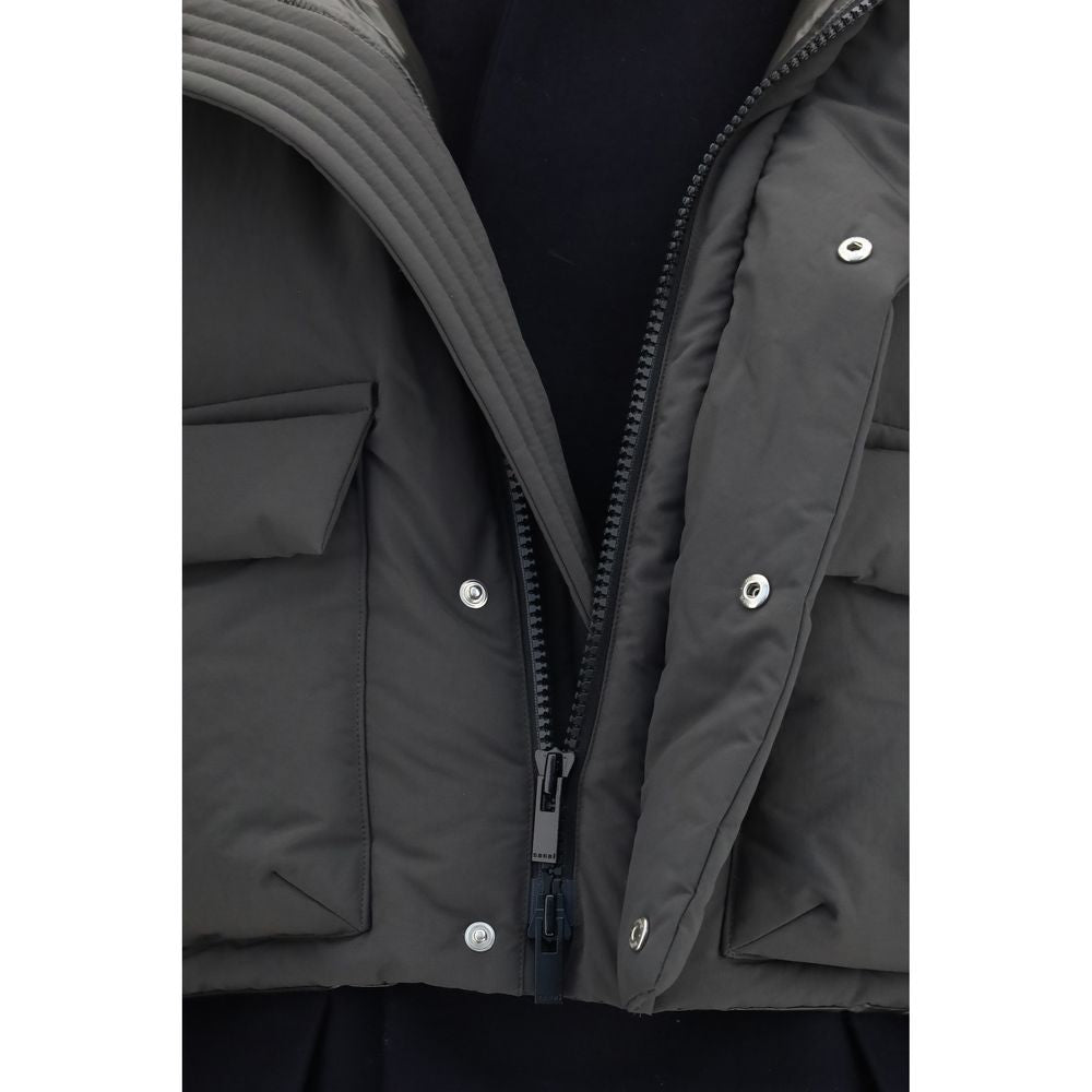 Sacai Multicolor Oversized Polyester Coat