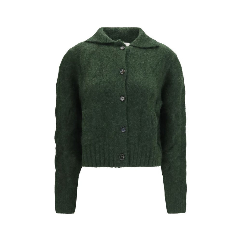 Allude Bicolor Cashmere Cardigan for Women