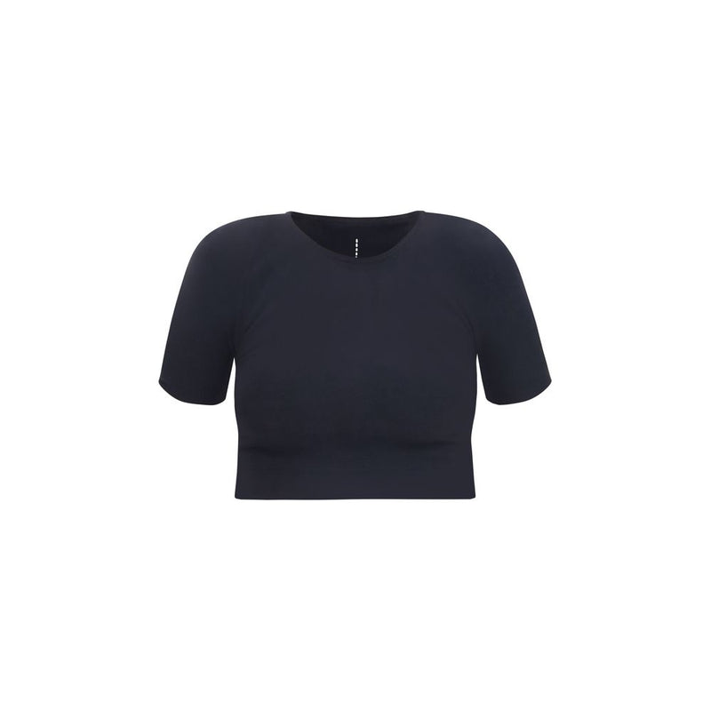 Wolford Black Polyamide T-Shirt - Seamless Fitted Sportswear